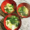 yukarin222's cooksnap of when they made ほうれん草と玉子のすまし汁.