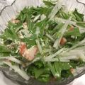 さおりん@料理特訓中's cooksnap of when they made 水菜と大根の梅ぇ〜サラダ.