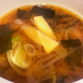 横国系やきう女子's cooksnap of when they made タケノコ・ワカメ・ネギの味噌汁.