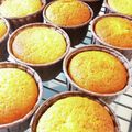 kkyou's cooksnap of when they made たまごとはちみつのふわふわカップケーキ♪.