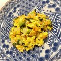 悠LOVE航's cooksnap of when they made 卵と小松菜の炒め物.