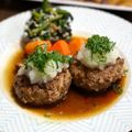 みんみんみんと♪'s cooksnap of when they made 和風おろしそハンバーグ.