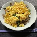 ゆーやん_922's cooksnap of when they made ニラ卵豚もやしポン酢炒め♪.