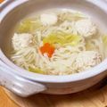 なっさん姫's cooksnap of when they made スープが美味しい簡単♪*豆腐鶏だんご鍋*.