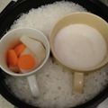 MARYLOVES's cooksnap of when they made 離乳食中期後期 手づかみ用野菜 炊飯炊き.