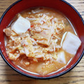 ポニーリボン's cooksnap of when they made ＊えのきと豆腐のふわたまキムチスープ＊.