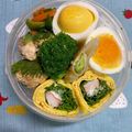 ☆あさ's cooksnap of when they made ゆでたまご☆ひっくり返すだけの飾り.