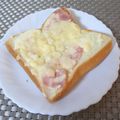 スタイリッシュママ's cooksnap of when they made ❁Ｗチーズトースト❁.