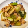 なんだっけママさん's cooksnap of when they made 長ねぎと鶏ももの甘辛炒め.