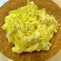 azbjbn's cooksnap of when they made 春キャベツのサラダ★ごま油＋レモン汁＋塩.