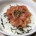 HaruPomeP's cooksnap of when they made 牛丼屋さんのまぐろたたき(ネギトロ)丼.