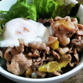 ☆ikiru☆'s cooksnap of when they made 豚こまと長ネギのすき焼き風丼.