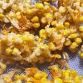 heechama's cooksnap of when they made プチプチ！コーンと玉ねぎの天ぷら.