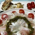 クックZJJA2B☆'s cooksnap of when they made 鯛とバジルのカルパッチョ.