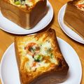 なっさん姫's cooksnap of when they made 市販の食パンで簡単♡豪華！パングラタン！.
