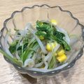 さおりん@料理特訓中's cooksnap of when they made お財布おたすけ　豆苗ともやしの中華サラダ.
