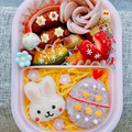 ぴか08's cooksnap of when they made 簡単 幼稚園 おにぎり うさぎさん.