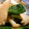 羽尼うに's cooksnap of when they made 簡単☆黒酢でたけのことねぎのぬた.