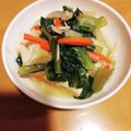 yunapi☆'s cooksnap of when they made 厚揚げと小松菜の煮物.