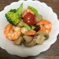 シルビアのり's cooksnap of when they made エビとマッシュルームのアヒージョ.