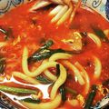 kutsuken's cooksnap of when they made 【蟹の旨味たっぷり】ケジャンうどん.