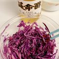 hebotin's cooksnap of when they made 紫キャベツラペ.