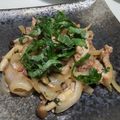 fu♪♪'s cooksnap of when they made 簡単！美味♪豚こまとしめじの甘辛大葉炒め.
