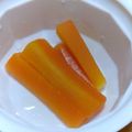 ＡＫＡＲＵ（わむし）'s cooksnap of when they made ☆離乳食中期☆レンジで簡単人参スティック.