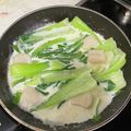 いっぺい99's cooksnap of when they made 青梗菜のクリーム煮.