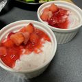 居候です。's cooksnap of when they made いちごプリン♪♪.