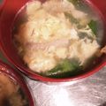 上白山's cooksnap of when they made 子どもが食べるわかめスープ.