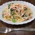 ひろひろ先生's cooksnap of when they made 鮭のクリームパスタ.