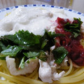 ★suika★'s cooksnap of when they made 梅の和風スパゲティー♪長芋ソース.