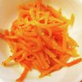 さおりらっくま's cooksnap of when they made 簡単、レンジで人参のナムル.