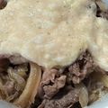 K0A9O0R8U♪'s cooksnap of when they made .*ꕤすき家風〜わさび山かけ牛丼ꕤ*..