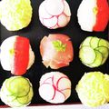 chako106HM's cooksnap of when they made お祝いに♡ラップで簡単手まり寿司.