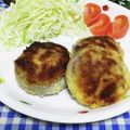 ととろ＆めい's cooksnap of when they made 揚げない♪玉ねぎまるごとメンチカツ風.
