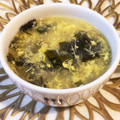 tikariri's cooksnap of when they made 超簡単！ワカメのふわふわ卵の中華スープ.
