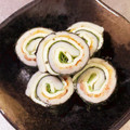 えんジェル's cooksnap of when they made ちくわチーズ＋青紫蘇♪海苔巻き風.