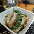 えびせんの母's cooksnap of when they made 春菊とちくわの柚子胡椒マヨ和え★.