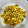 T△U's cooksnap of when they made チキンキーマカレー＆とうもろこしご飯.
