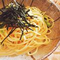 Nazomin's cooksnap of when they made めんつゆマヨバターだけ！簡単和風パスタ.