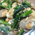 akane1013's cooksnap of when they made 茎たちと魚肉ソーセージの卵とじ.