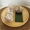tuxedocat's cooksnap of when they made 男子ウケ最高♡肉そぼろ紅しょうがおにぎり.