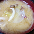 クック7FNN0F☆'s cooksnap of when they made さつま芋ときのこで秋のお味噌汁.