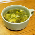 Asato★'s cooksnap of when they made 簡単！　ワカメと　椎茸の　中華スープ！.
