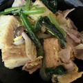 andyhope69's cooksnap of when they made めんつゆで！豚肉と小松菜と厚揚げの卵炒め.