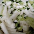 makichaki's cooksnap of when they made 時短簡単♪長芋と胡瓜のサラダ☆.