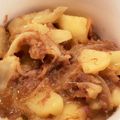 ★か☆な★'s cooksnap of when they made 材料3つ☆コンビーフ肉じゃが☆非常食弁当.