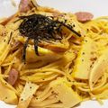 etati☆87's cooksnap of when they made ベーコンと竹の子のバター醤油パスタ.